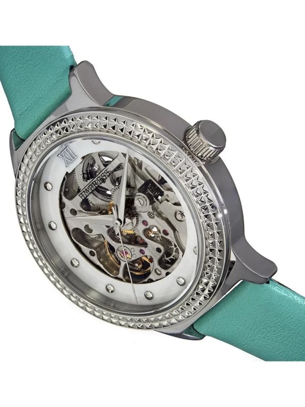 NWT Empress Alice Automatic White Dial Ladies Watch